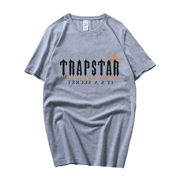 Trapstar Design T Shirt Men Letter Art Print Tee 2