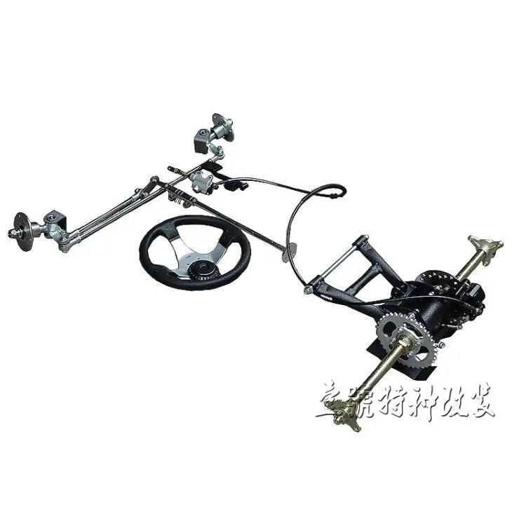

Steering Knuckles Tie Rod Brake Disc Rotor Sprocket Wheel Swingarms 74CM Rear Axle for ATV UTV Go kart 125 150 200 250