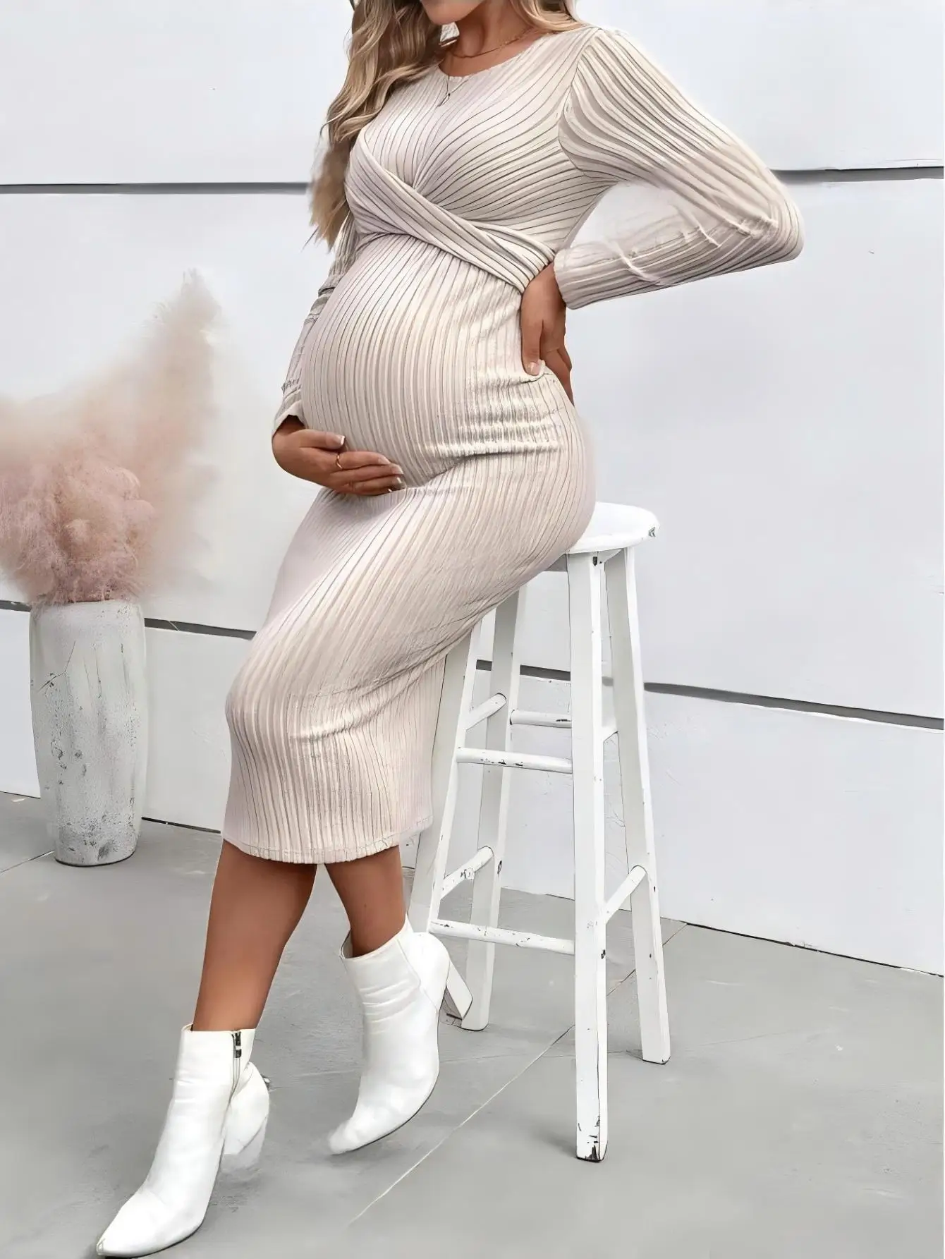 Womens dresses autumn winter maternity A line dress