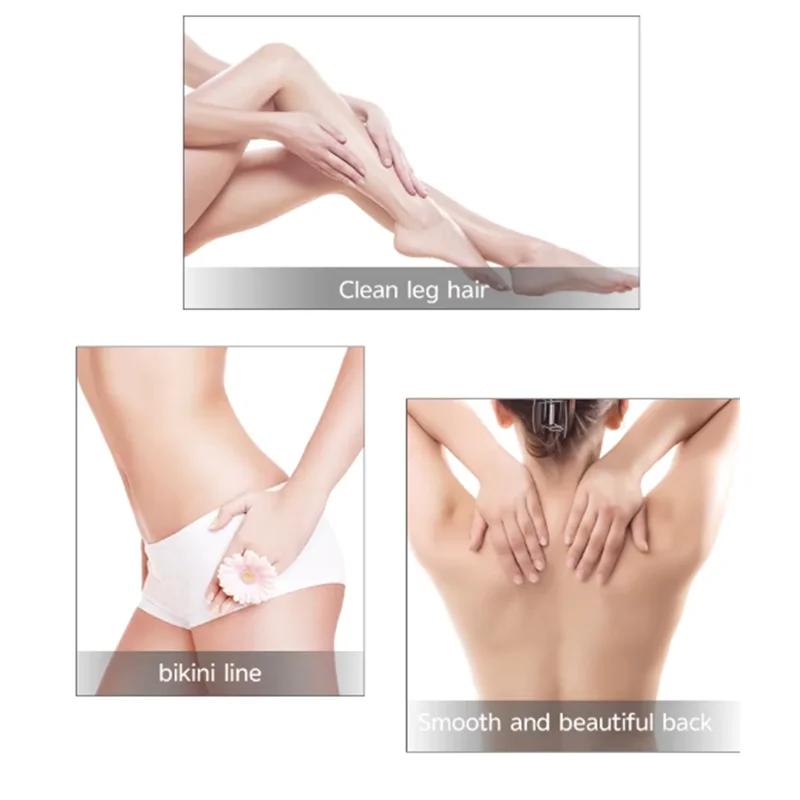 VGR 3in1 Rechargeable Epilator For Women Electric Shaver Leg Hair Removal For Facial Lip Chin Razor Bikini Trimmer electric shaver body hair trimmer hair removal epilator hair removal tool facial hair epilator