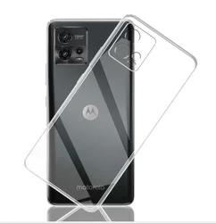 Luxury Clear Shockproof Phone Case with Transparent Back Cover for Moto G41 (Clear)