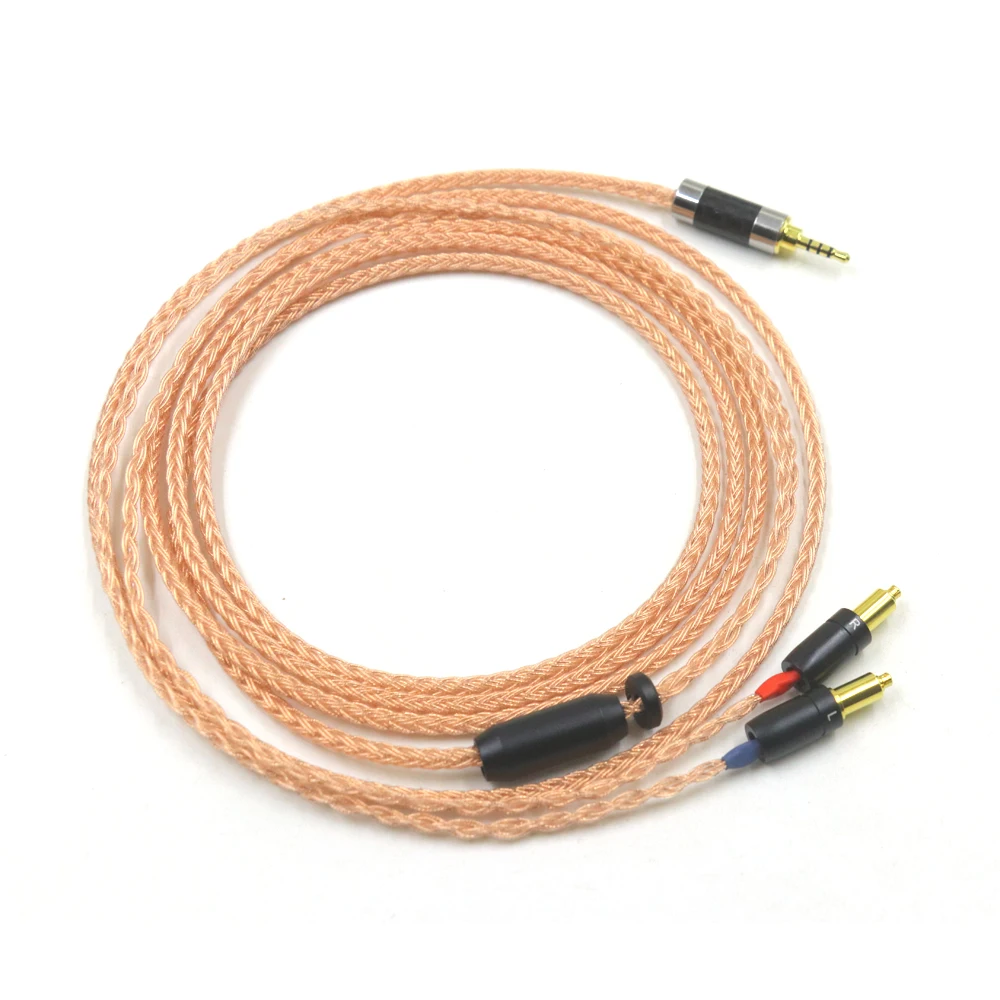 2.5mm 4.4mm XLR 3.5mm 16 Core Essence shrinks Copper OCC Earphone 