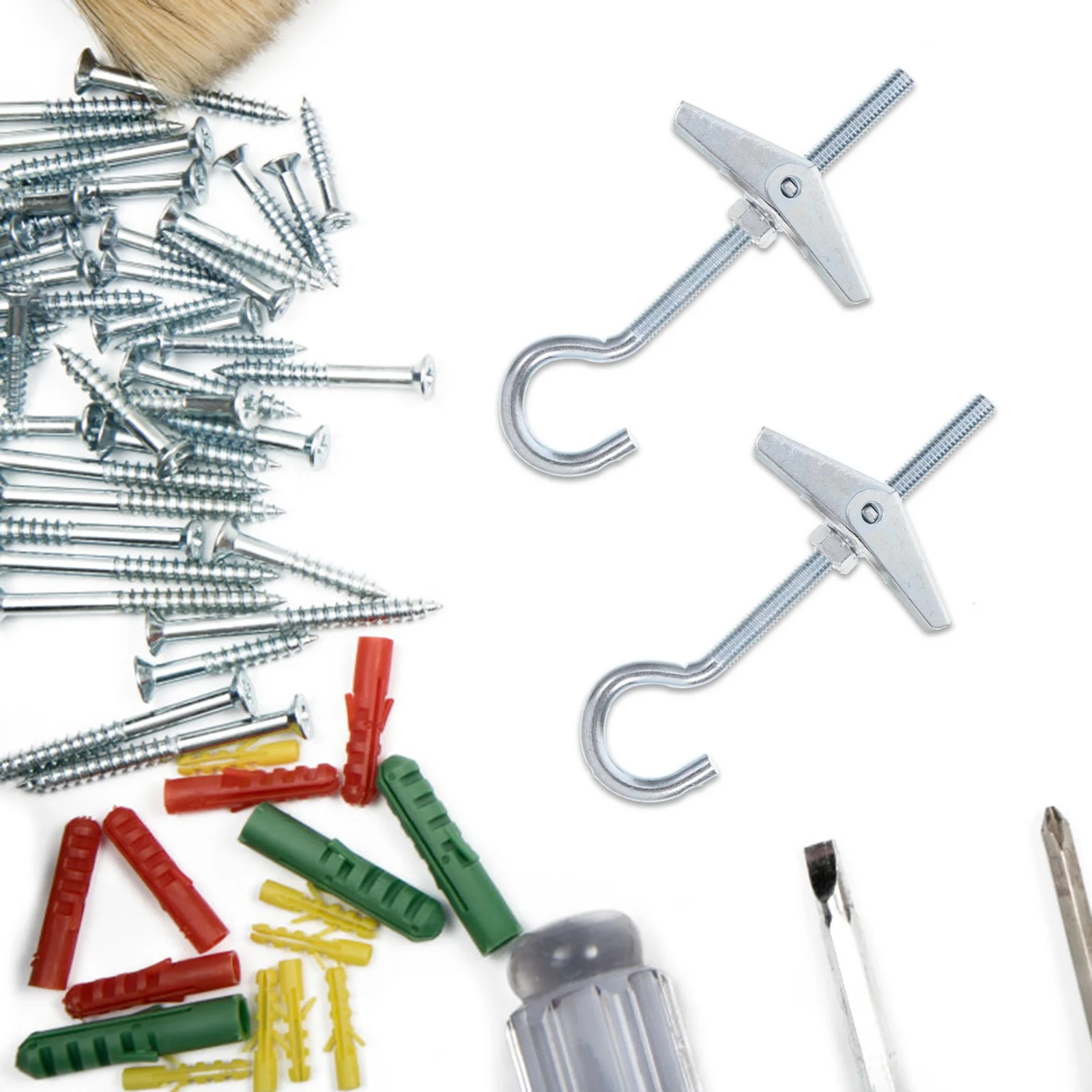 E-Z Ancor Toggle Lock 100 lbs. Philips Drywall Screws Anchors (10-Pack) 25220 - The Home Depot