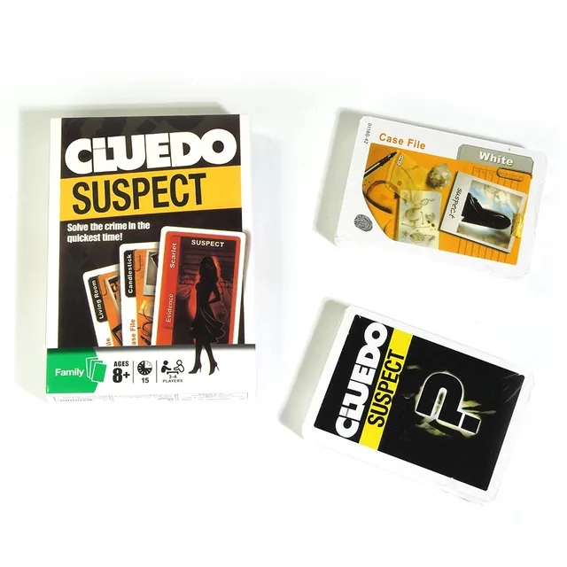 Cluedo Suspect jeu de cartes tout le plaisir de Clue Clue faire Suspect multiplayer interactif jeu de fête de famille jeu de société 5