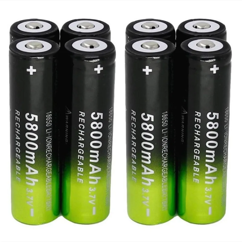 Batteria al Litio 18650 3.7V 5800mAh Ricaricabile - immagine 2