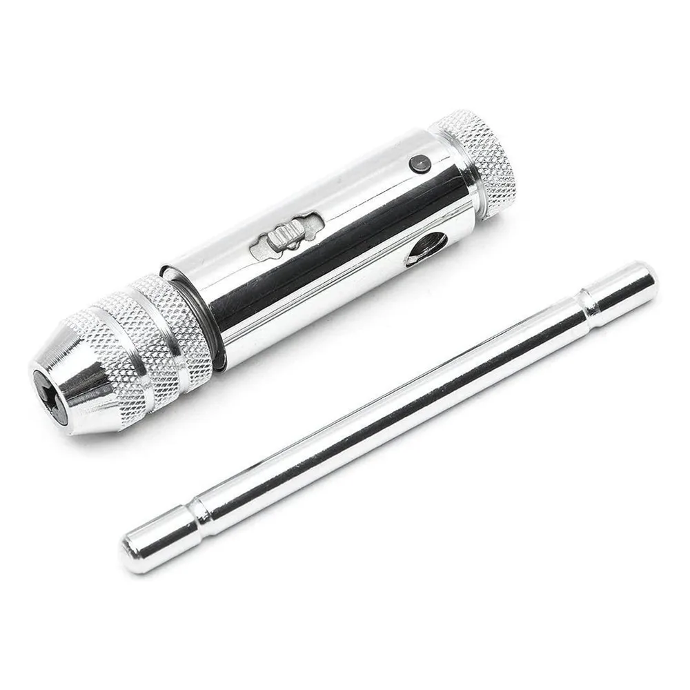 Adjustable T-Handle Ratchet Tap Holder Wrench M3 M4 M5 M6 M8 Machine Screw Thread Metric Plug T-shaped Tap 3
