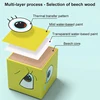 Children's Wooden Four Person Battle Face Changing Facial Expressions Magic Cube Building Blocks Wooden Interactive Games 4