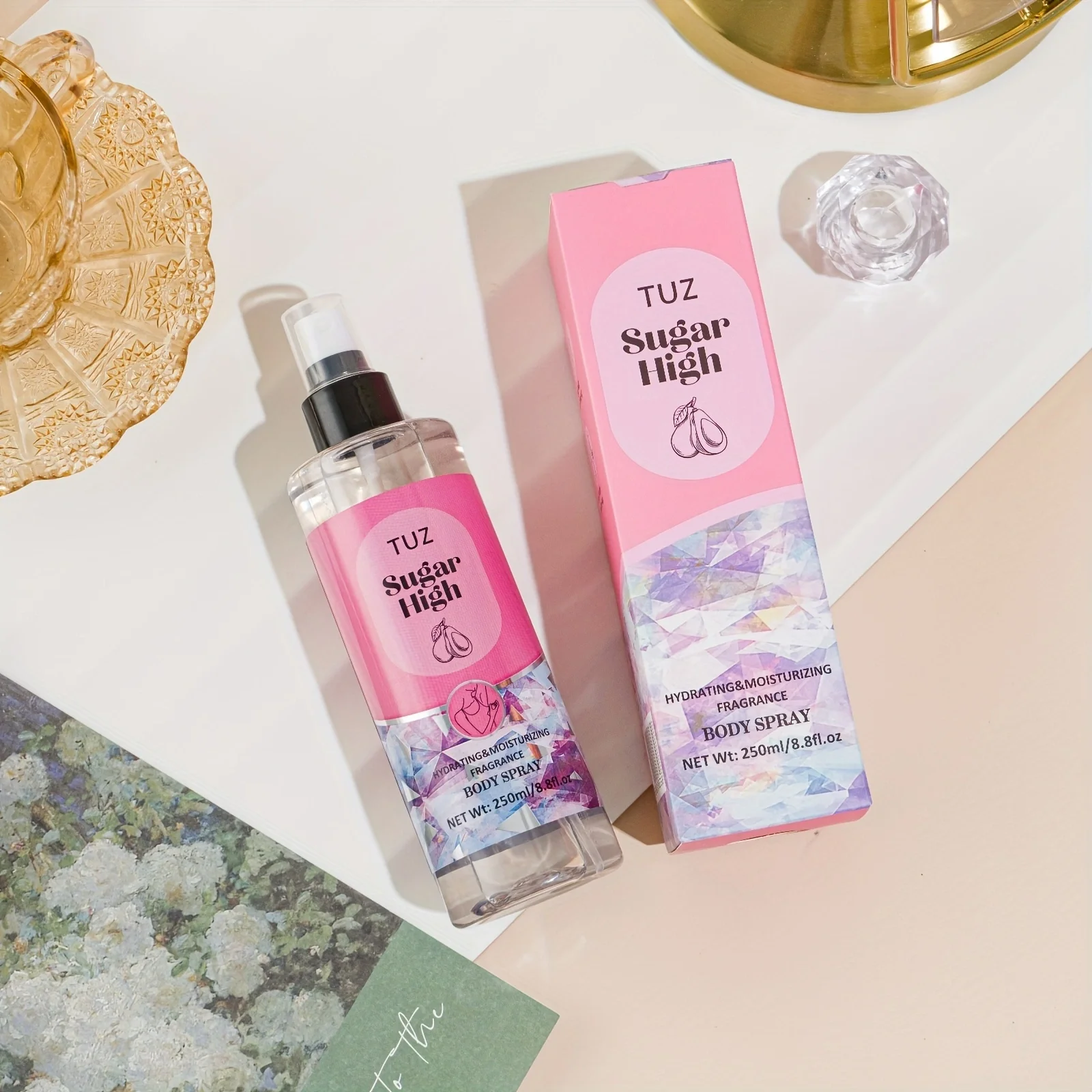 Body Spray Long-lasting Fragrance Alcohol-Free Keep A Good Mood All Day Long Lowkey and Gentle With A Touch Of Elegance 250ml 3