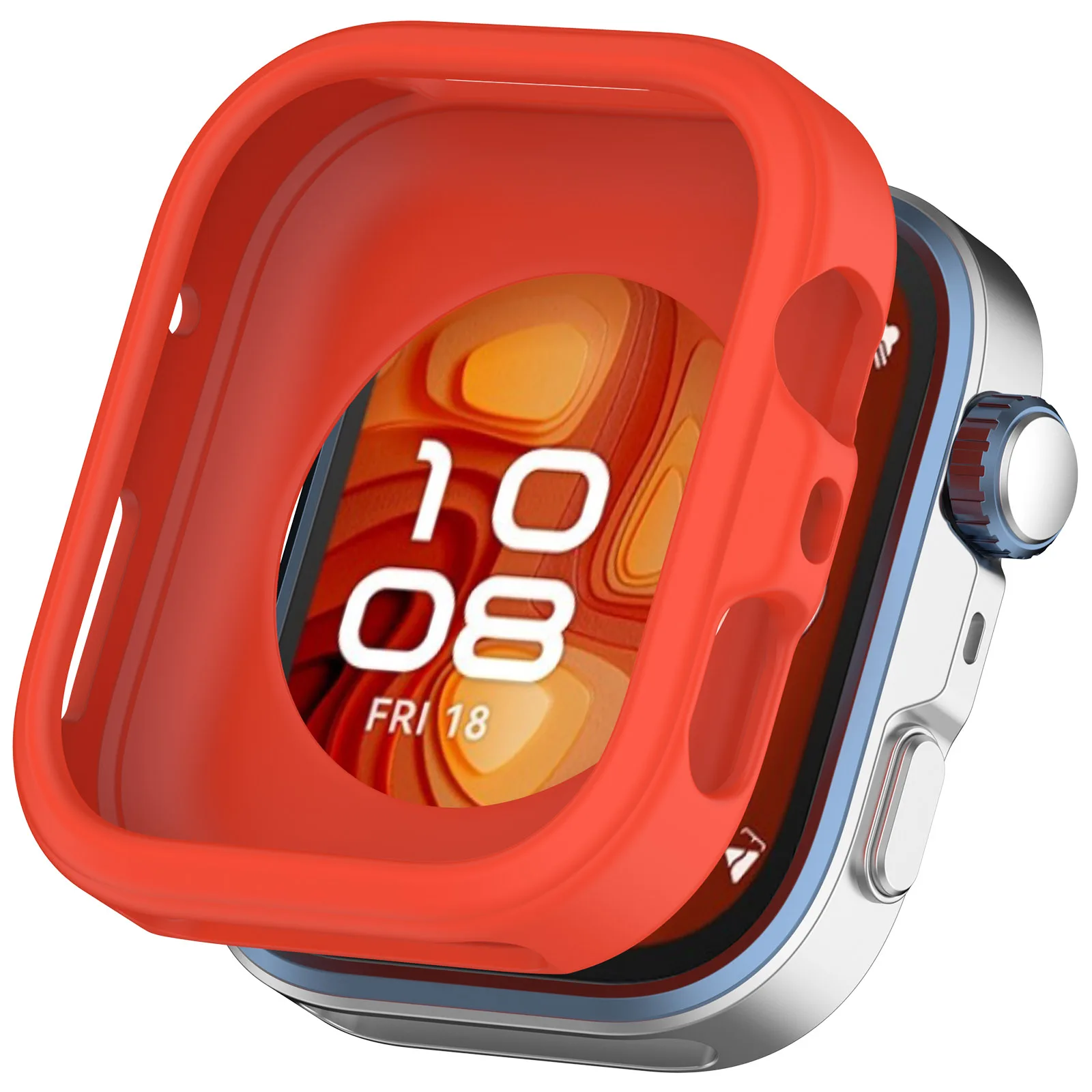 Premium Soft Silicone Protective Case for Smartwatch Screen Protection