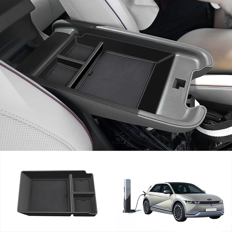 Car Central Armrest Storage Box For Hyundai Aini Krypton 5 Ioniq 2022