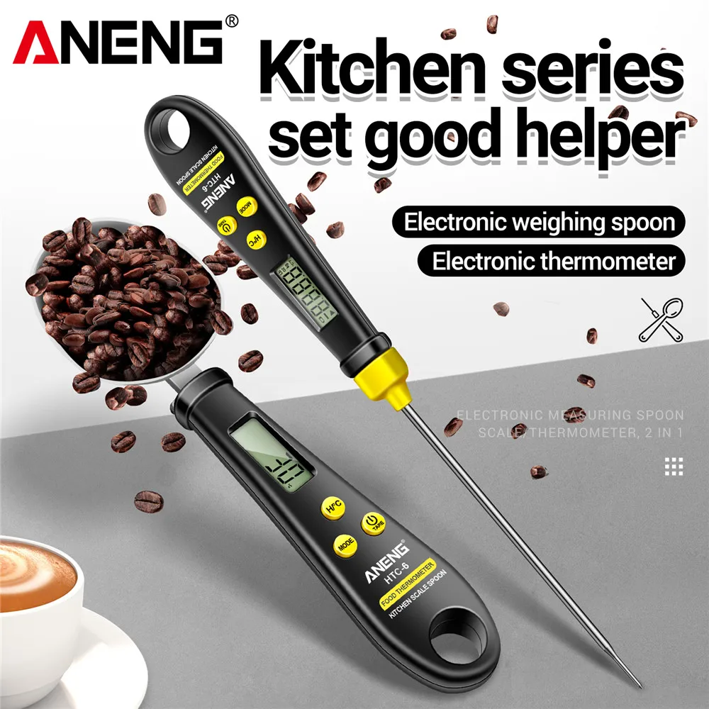 

Цифровые Мини-весы ANENG для барбекю, мяса, торта, конфет, фри, гриля, Дина, бытовой термометр, кухонные ложки, приспособление для выпечки, инструменты