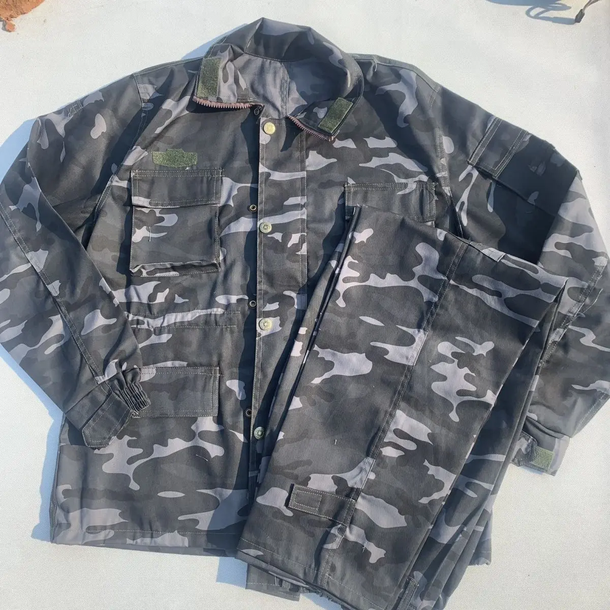 Camouflage Cotton Fabric Wear-Resistant Welding Training Workers Suit