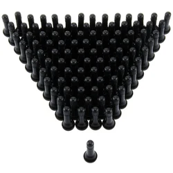 100 - Pack Snap - In Tire Valve Stems - Universal Rubber Wheel Accessories (100pcs)