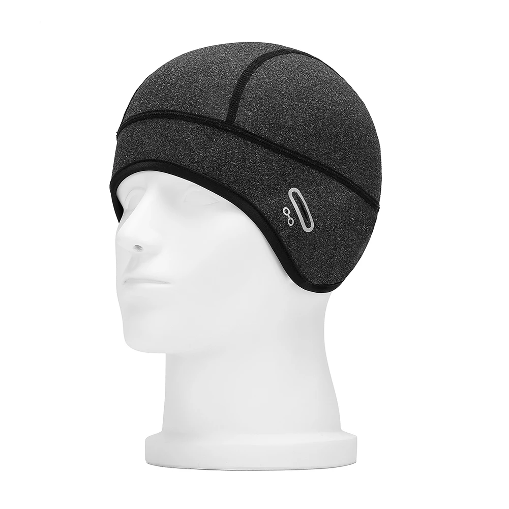 Bonnet D'hiver Double Couche Avec Protège-oreilles - Pour Ski, Vélo, Sport D'hiver - Taille Ajustable 48-58cm - Gris, Bleu, Bordeaux
