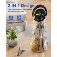 Nettoyeur d'oreilles électrique avec trois modes de pression, batterie rechargeable, double réservoir d'eau et plusieurs embouts pour usage domestique 4