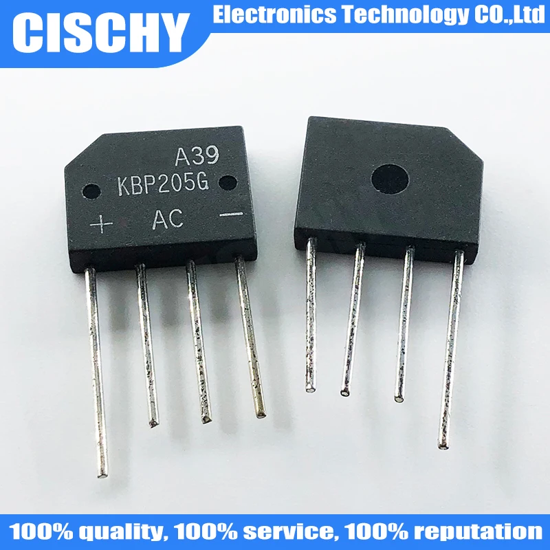 5pcs/lot KBP206G KBP206 KBP205G bridge rectifier 2A 600V|Integrated ...
