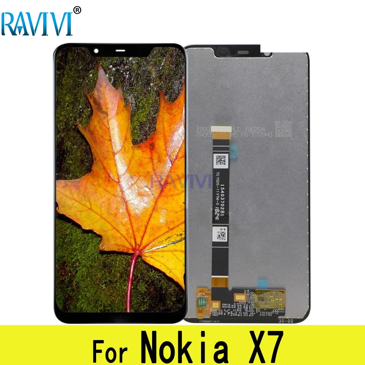

ЖК-дисплей 6,18 "X7 для Nokia 7,1 Plus, ЖК-дисплей с сенсорным экраном и дигитайзером в сборе, Замена для Nokia 7,1 Plus / X7