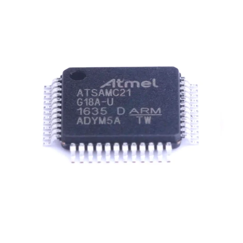 

5pcs/Lot ATSAMC21G18A-AUT TQFP-48 ARM Microcontrollers - MCU 48TQFP,85C TEMP, GREEN, 5V, 48MHZ, T&R