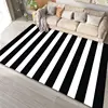 Modern Simple Black White Large Size Rugs for Living Room Light Luxury Sofa Area Carpet Soft Fluffy Bedroom Decor Anti-slip Mats 1