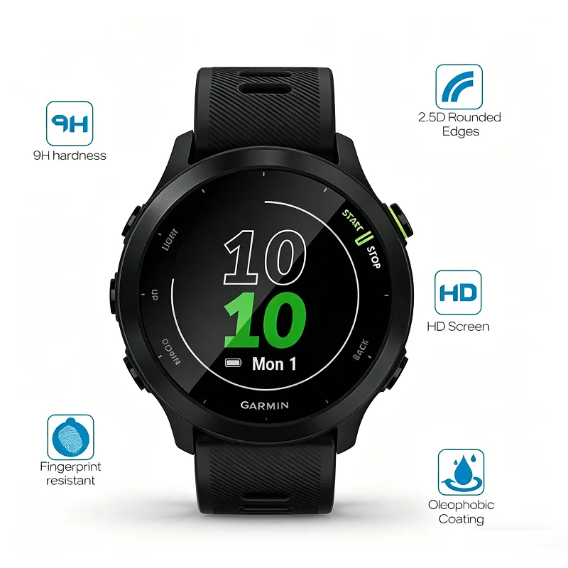 Protezione Schermo in Vetro Temperato Universale per Smartwatch 37MM 35MM 30 - 46 MM 38 39 34 33 40 42 43 44 45 36 41 MM - Accessorio per Orologio - immagine 3