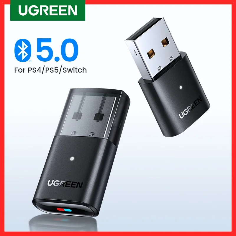 Ugreen Usb Bluetooth 5.0 Trasmettitore Adattatore Audio Per Airpods Pc Computer Ps4 Pro Nintendo Switch Adattatore Bluetooth Modalità Tv