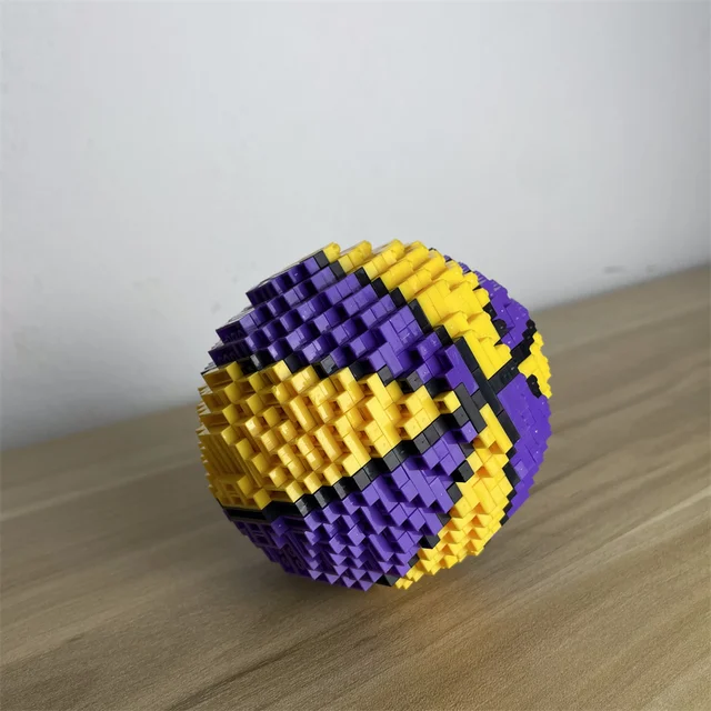 KNEW BUILT Football Model Mini Building Blocks Classical Decoration Kids Assemble Toys Soccer Funs' Gift Bricks - Image 5