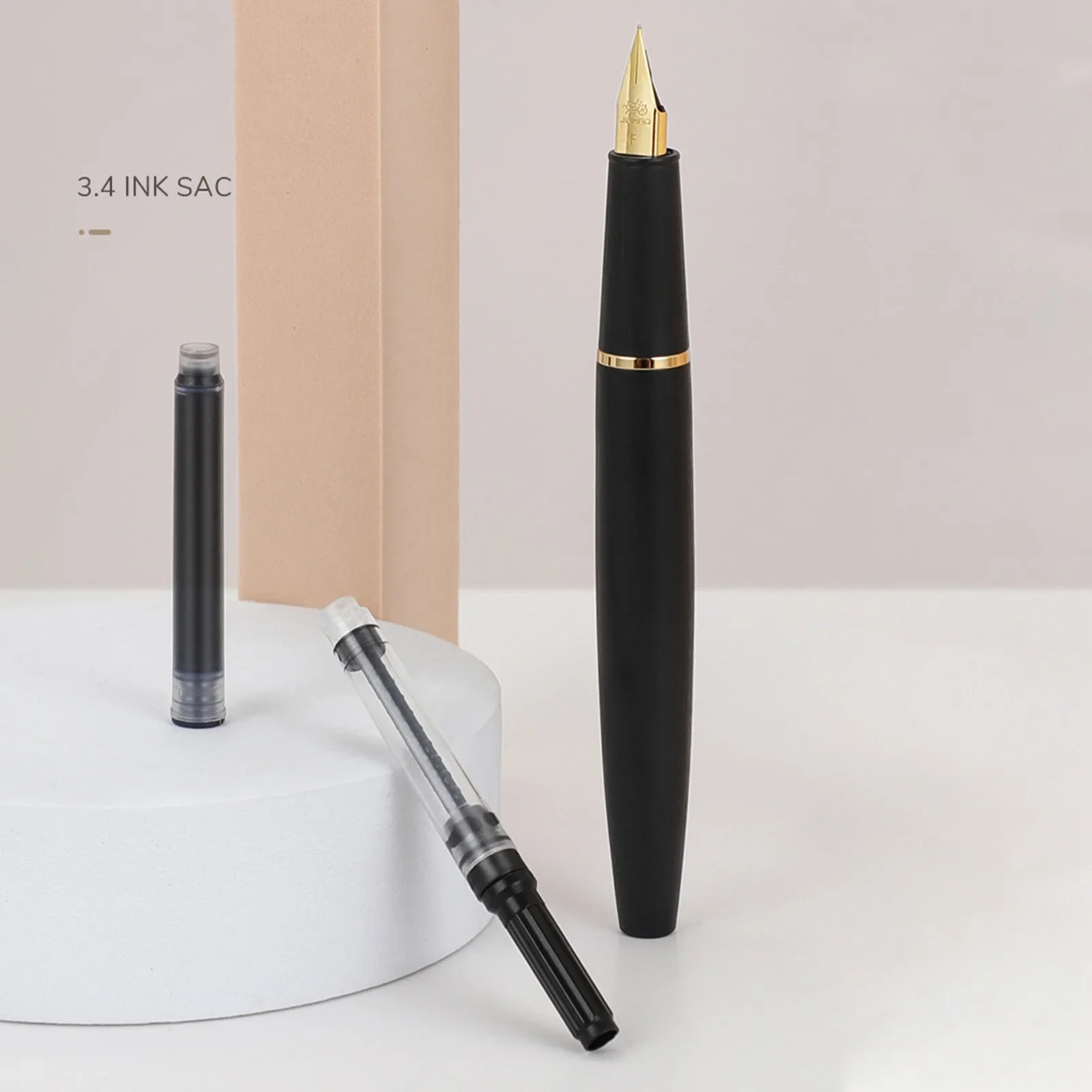 JINHAO 80 Fountain Pen EF F 0.3MM Nib green red black Writing ink pens office school writing supplies stationery 6