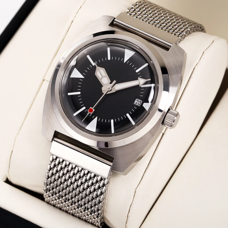 Orologio Anfibio Di Marca Mora Quadrante Sterile Orologi Meccanici Automatici Da Uomo Miyota 8215 Mechanische Russo Uhren Relogio