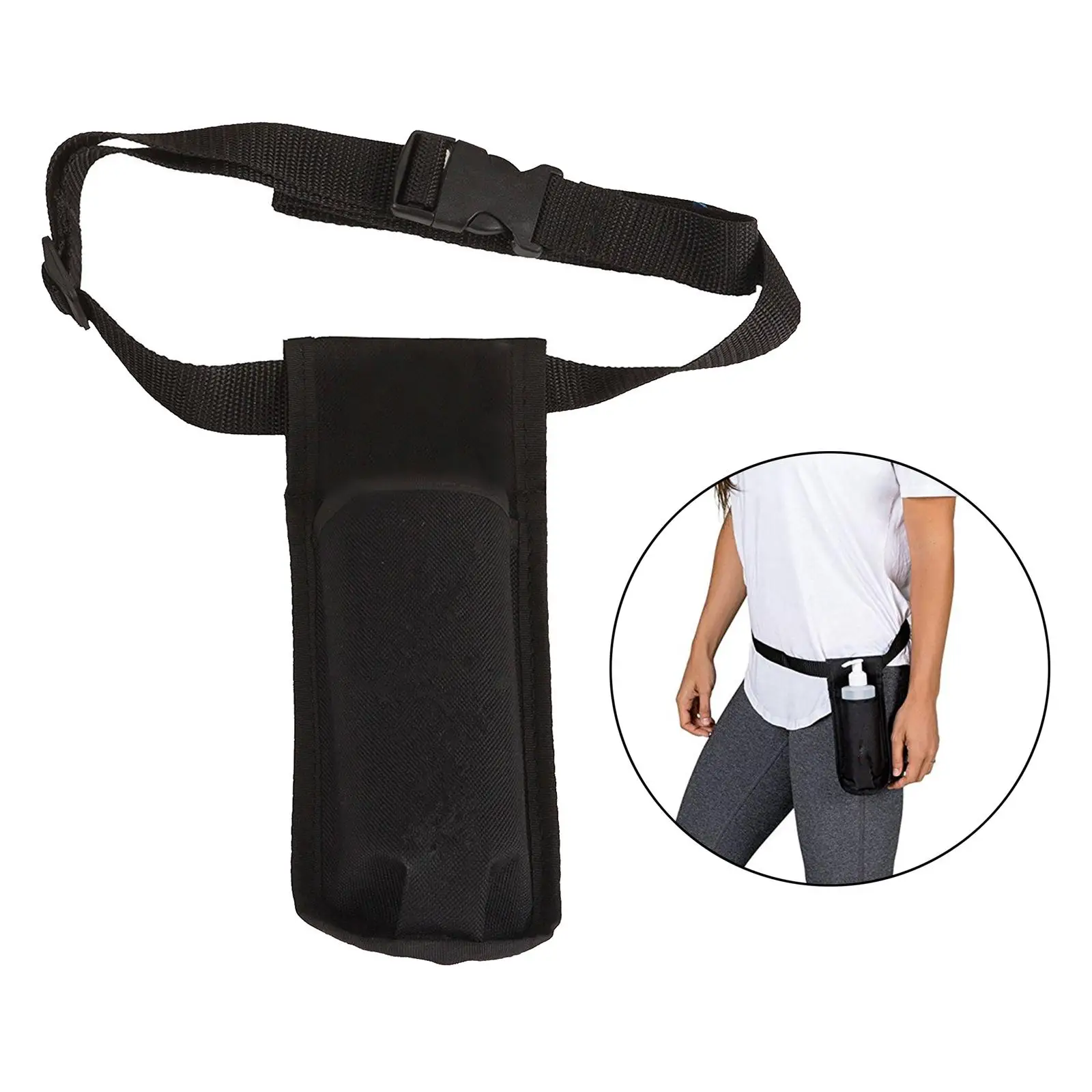 Single Massage Oil Dispenser Waist Belt Holder for Massagist 20x6cm massage oil dispenser belt