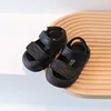 Kids Beach Sandals Summer Baby Girl Shoes Solid Color Infant Sandal 1