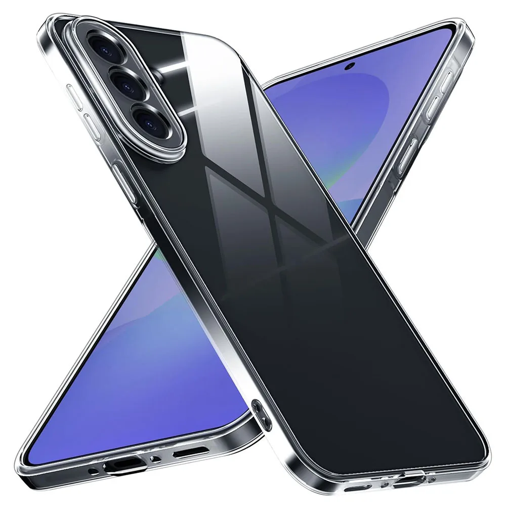 Transparent Silicone Protective Case for Samsung Galaxy - Clear Coque Cover