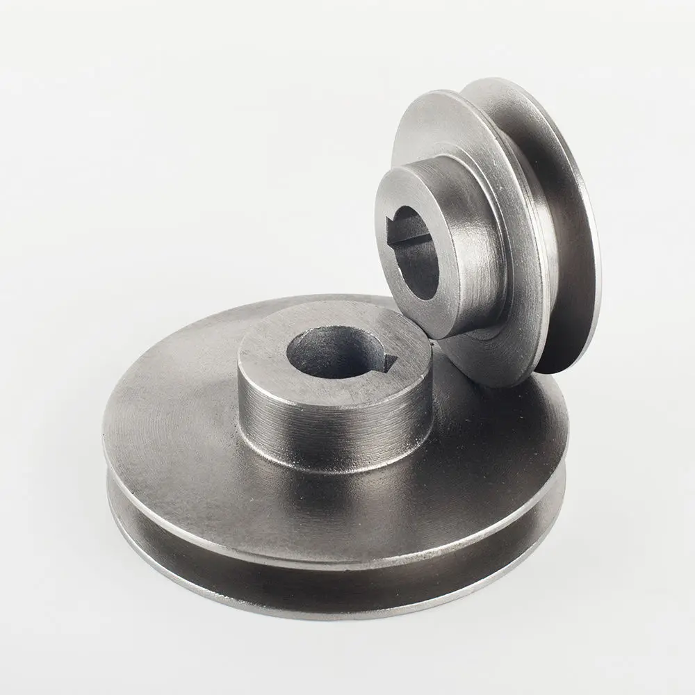 1pcs pulley single slot a-type cast iron pulley big generator triangle micro motor