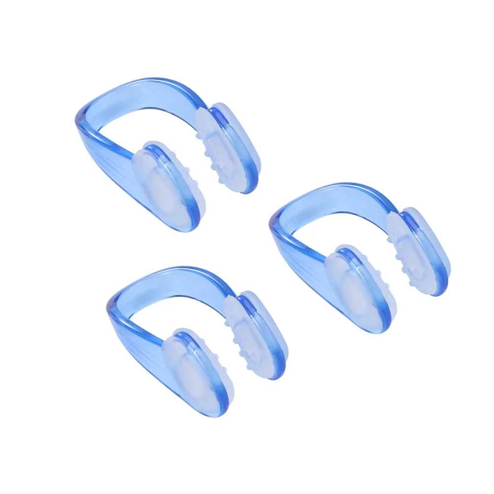 3pcs Unisex Swimming Mini Sand Buckets Nose Protection Pool Mini Sand Buckets for Adult Diving Blue