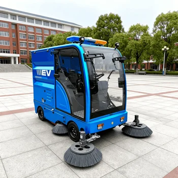 Electric Ride-On Road Sweeper Truck C0nTour DEY X5 3000W Self-Propelled New Vacuum Municipal Commercial Use 1
