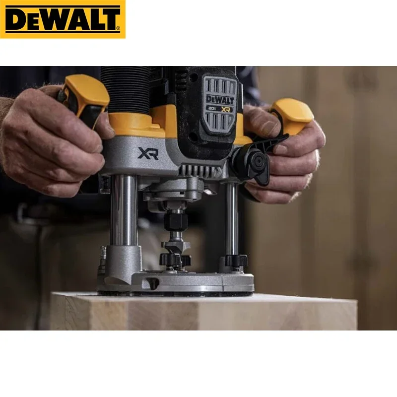 DEWALT DCW620 20V MAX XR 2-1/4 Peak HP Plunge Router Cordless Router ANTI-ROTATION Woodworking Router Dewalt Power Tools DCW620B 4