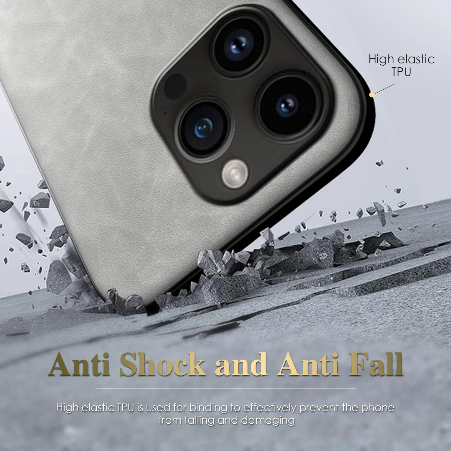 Luxury Genuine Leather Magnetic Phone Case Cover