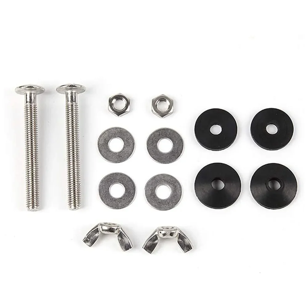 2 Pcs Stainless Steel Water Tank Bolt Toilet Cistern To Toilet Pan Fixing Fitting Sealing Kit Close Coupling Bolts WC