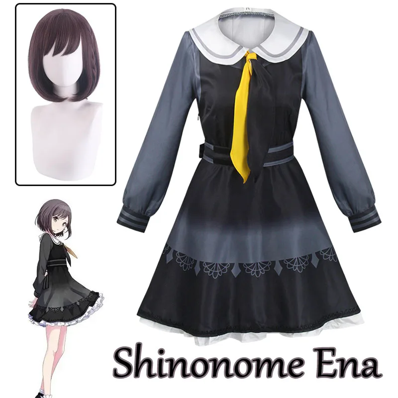 

Anime Shinonome Ena Cosplay Project Sekai Colorful Stage! Feat. Cosplay Clothes Wig Enanan Lolita Dress Halloween Party Outfit