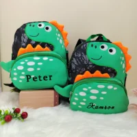 personalized name bag Embroidered bag for a child Mini Backpack Bags for Schoolbags Waterproof bag Kindergarten Schoolbag Gift 2