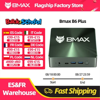Bmax B6 Plus Mini Pc Intel I3-1000Ng4 Windows 11 Pc 12Gb Ddr4 Ram 512Gb Nvme Ssd Wifi 5 USB 3.0 USB * 3 HDMI * 2 Bluetooth4.2 1