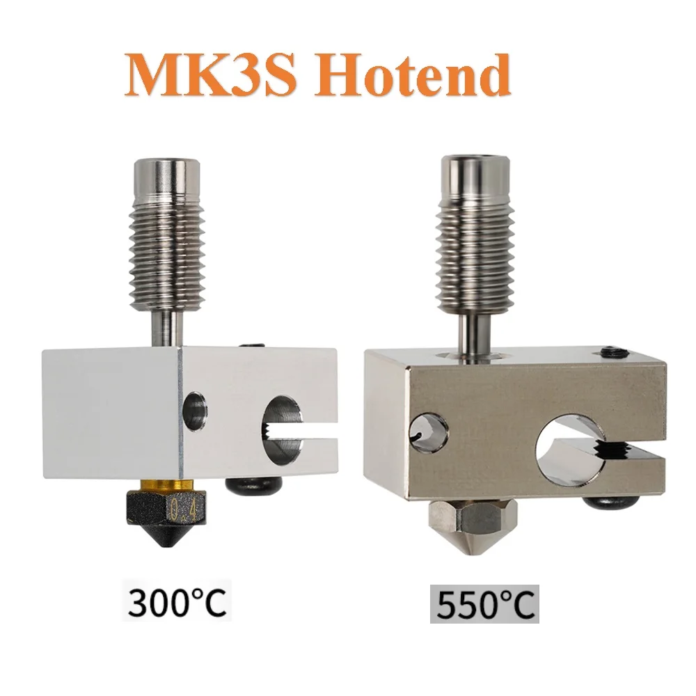 

MEGA MK3/MK3S V6 3D Print J-head Hotend Direct Hot end for 1.75mm Filament Titan Extruder 0.4mm Nozzle 3D Printer Parts Prusa i3