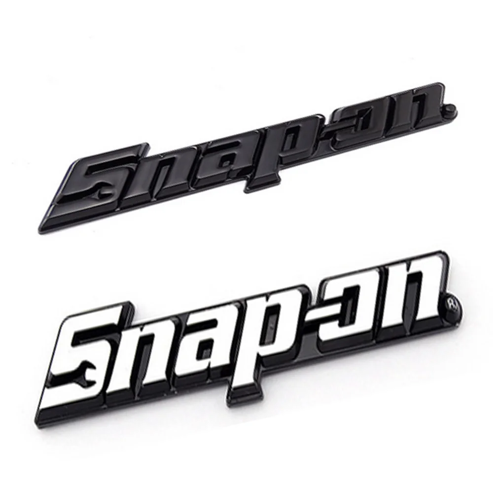 1 Pezzo 117Mm Auto Abs Strumenti 3D Logo Badge Fender Trunk Emblem Snap On Tool Box Adesivi Decalcomania Accessori