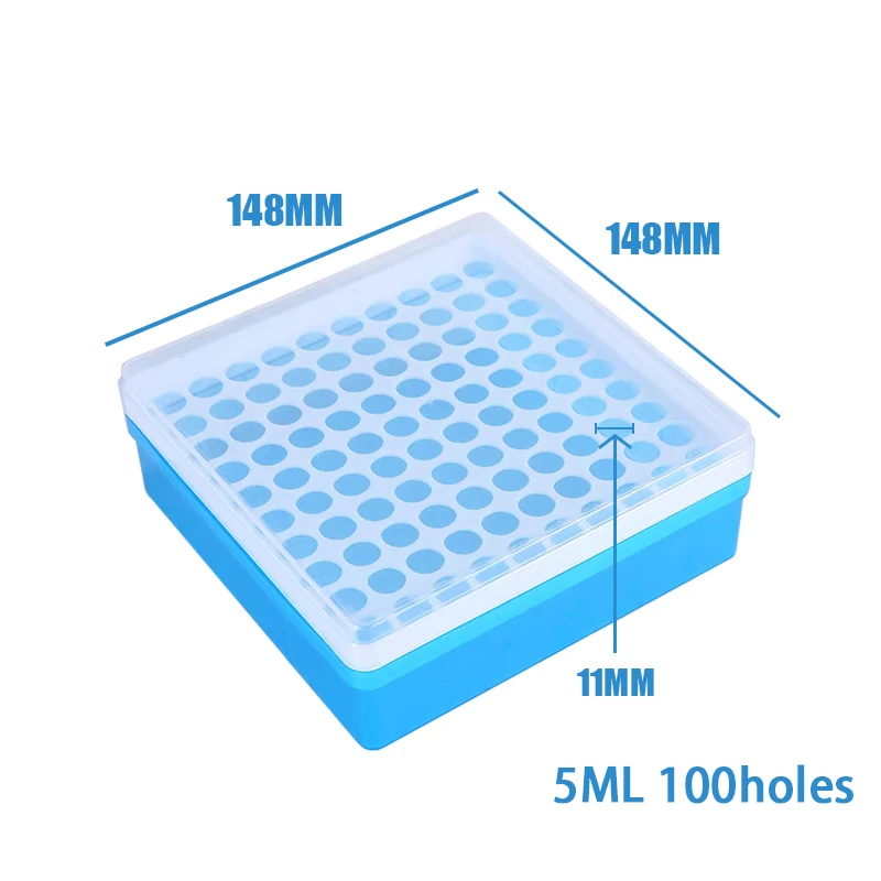 32/72/100Holes 1.5/5ML Container Tubes Boxes Plastic Holder Storage Sampling Case Bottle Lab Plastic Centrifuge Tube Storage Box plastic test tubes centrifuge tube