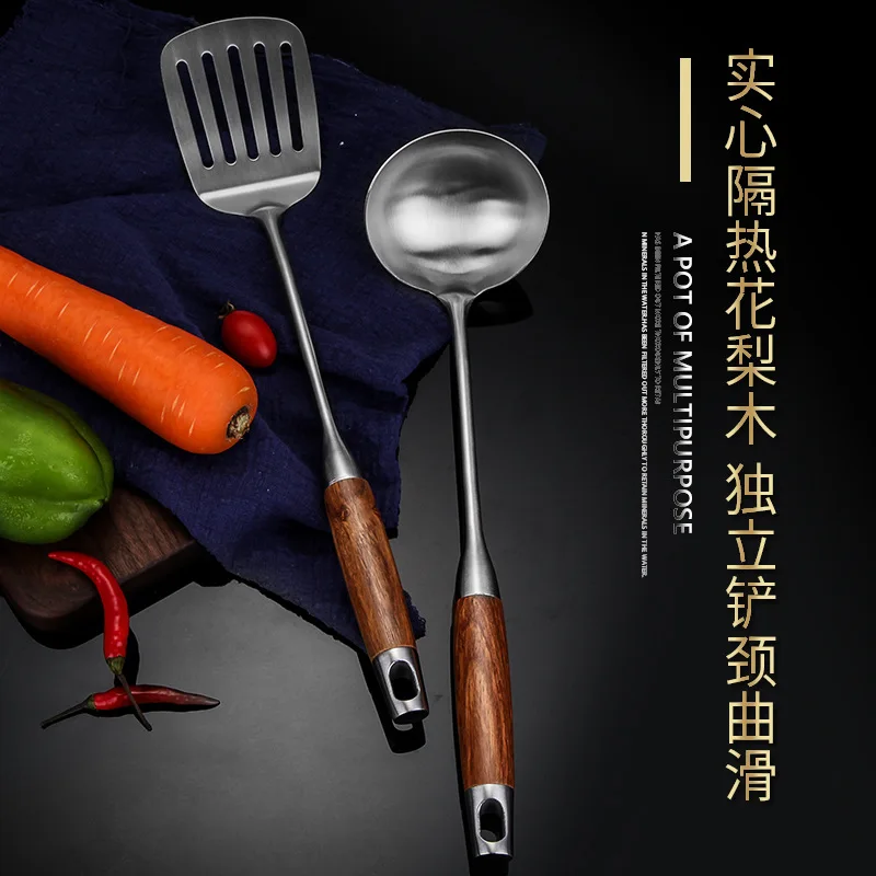 Cooking Utensils Set,7 PC 304 Stainless Steel Kitchen Utensils Set with  Rotating Holder,Kitchen Tools Set - AliExpress