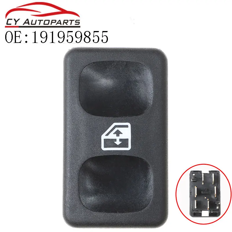 191959855 Nuovo Pulsante Dell'Interruttore Di Comando Alzacristalli Elettrici Per Vw Golf Jetta Caddy Ii Polo Lt Seat Cordoba Ibiza Ii