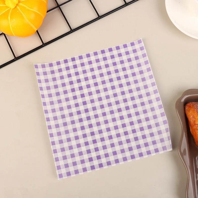 50 Sheets Greaseproof Wax Paper – Multi-Color Oil-Proof Food Wrapping Sheets for Sandwi... - SKU GWP02020 - UGI Packaging