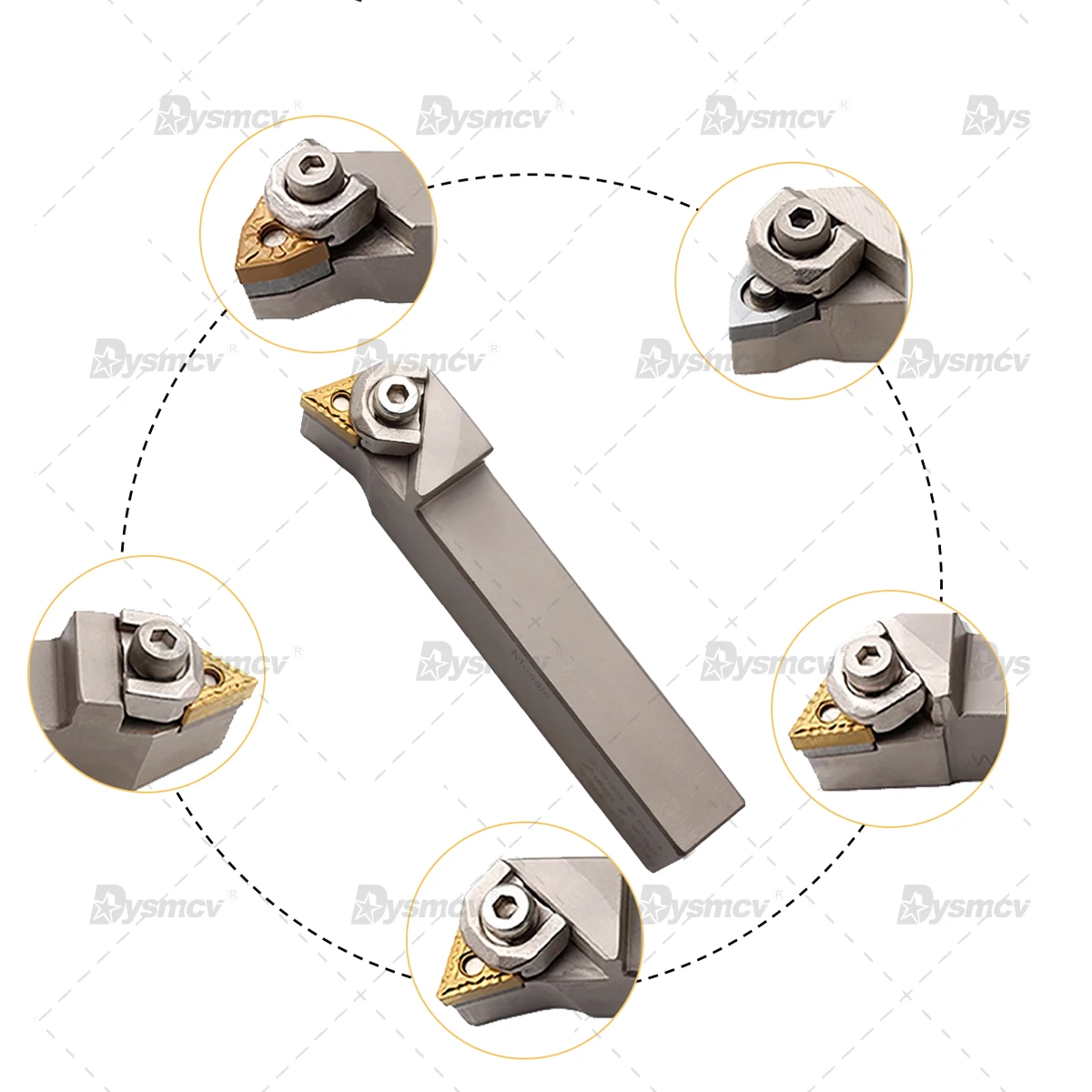 CNC White Tool Holder Cylindrical Turning Tool Lathe Cutter For WNMG TNMG Carbide Inserts For tool holder lathe tool holder