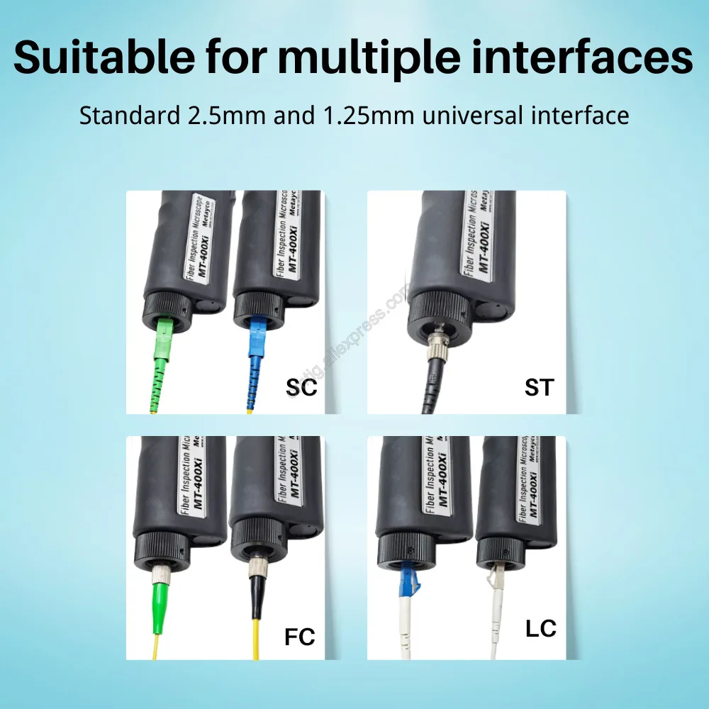 12pcs/set Professional Fiber Optic Cleaning Set with Cleaning Microscope and Free Shipping