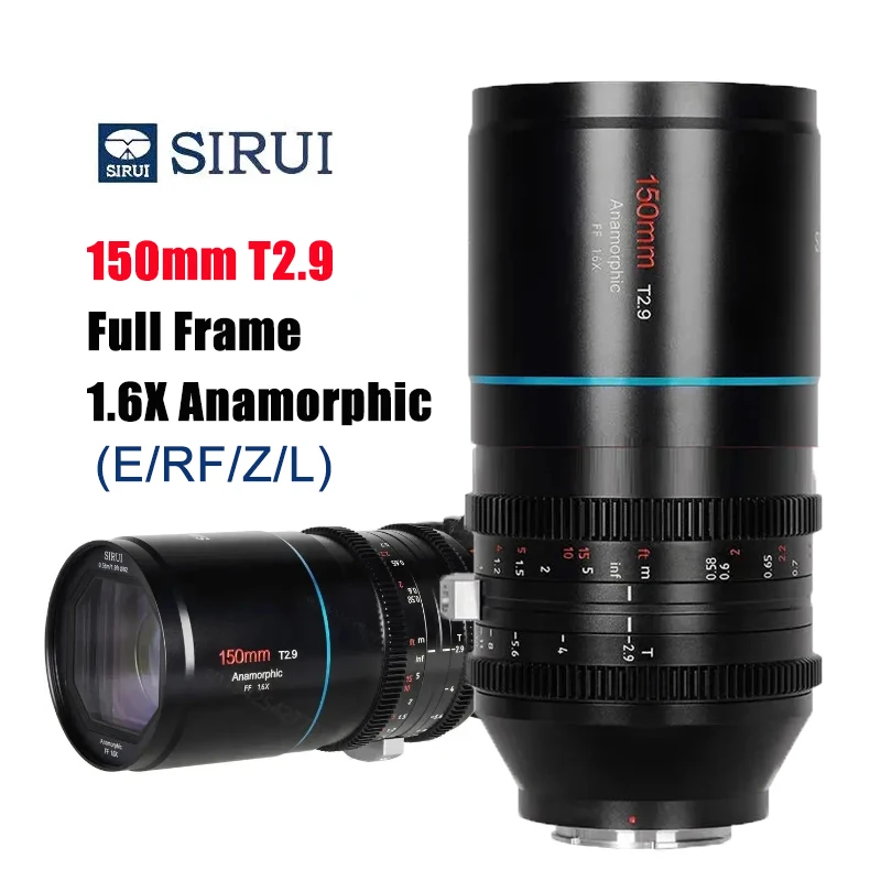 Sirui Venus 150Mm T2.9 1.6X Obiettivo Full Frame Obiettivo Cine Ad Ampia Apertura Per Fotocamera Canon Rf Sony E Nikon Z Leica L Mount