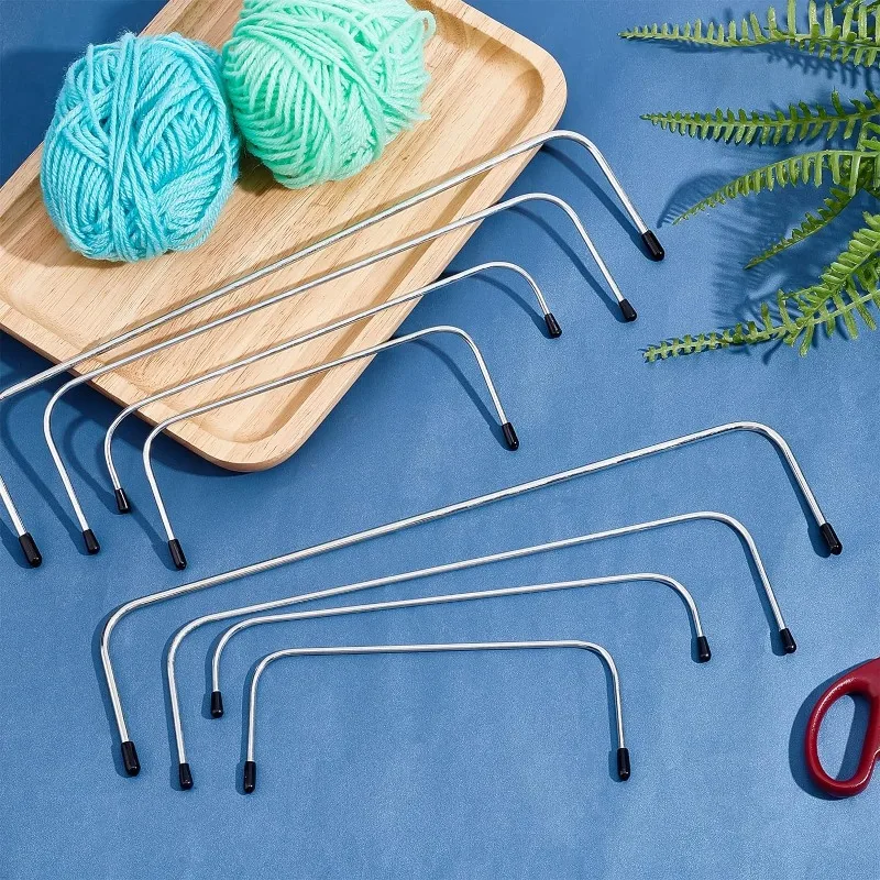 4 Sizes Internal Wire Frame for Bag Stainless Steel Purse Frame Metal Tubular Bag U Shape Handle for Backpack Metal Bag Frame
